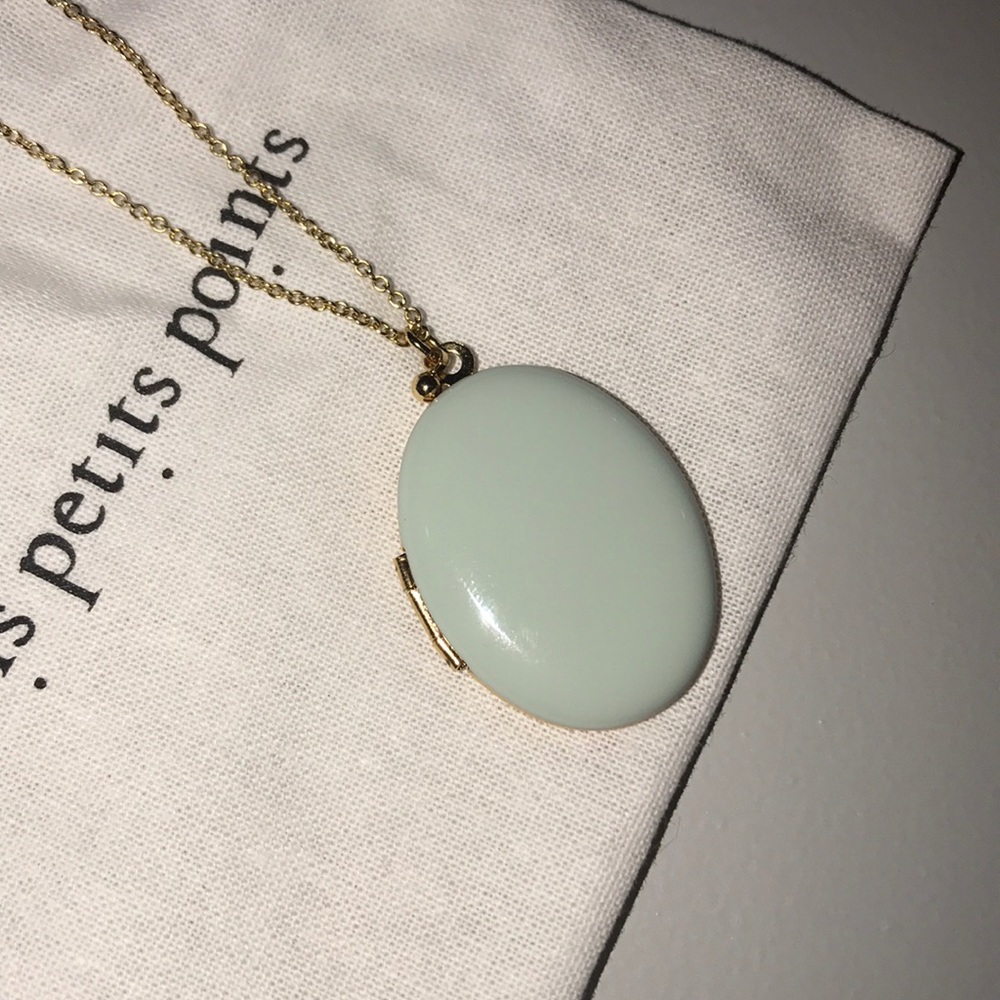 Gold Plated Enamel Locket